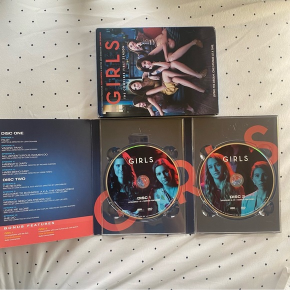 HBO’s Girls Season 1 and Season 2 DVDs - Picture 5 of 10